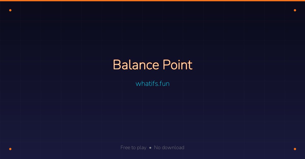 Balance Point — Hold Steady | whatifs.fun