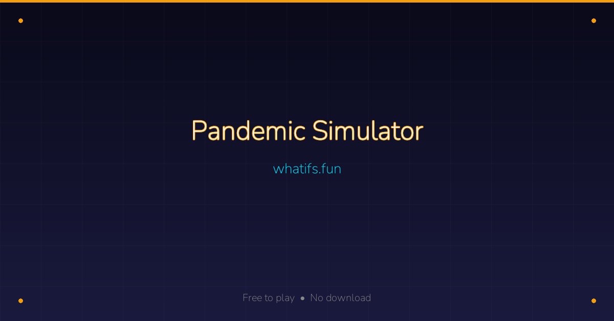 Pandemic Simulator — whatifs.fun