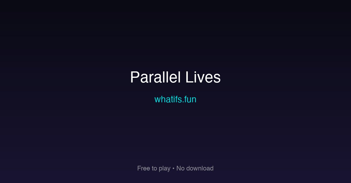 Parallel Lives — whatifs.fun