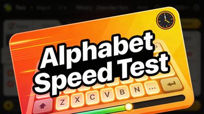 Alphabet Speed Test